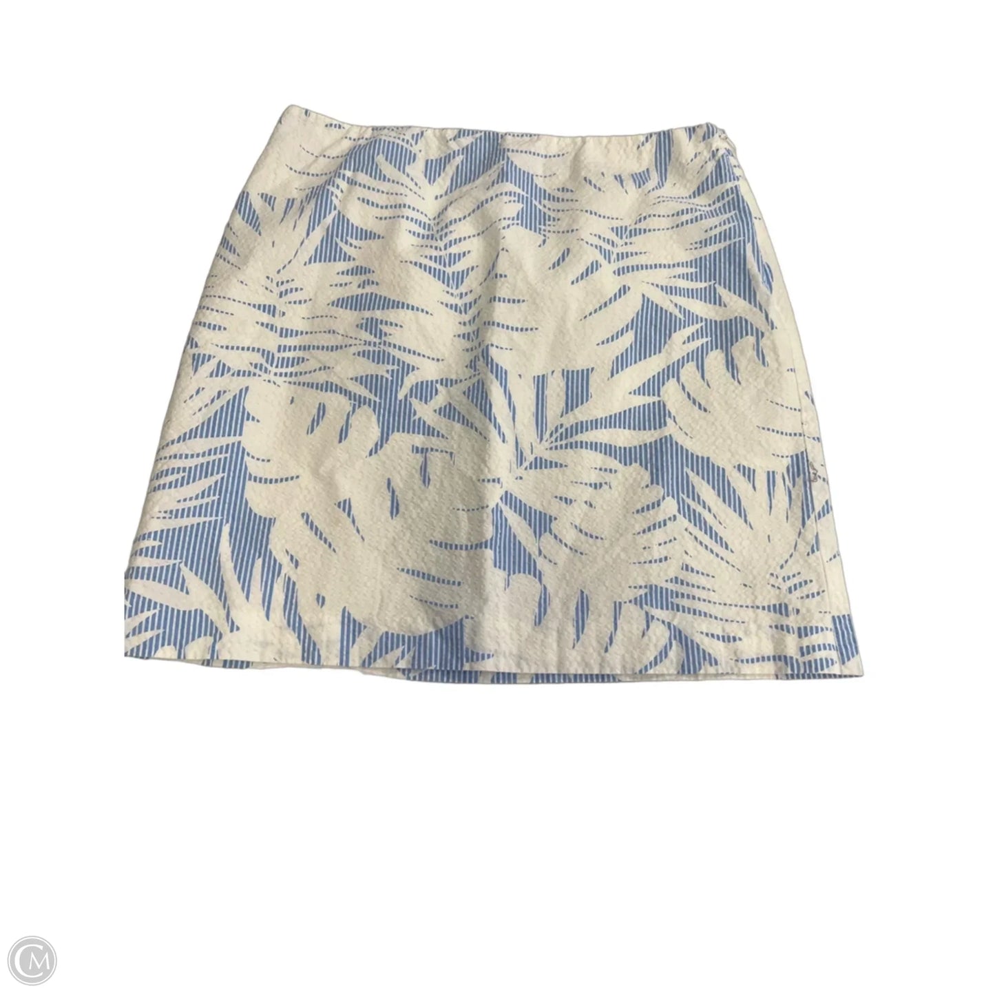 Skirt Mini & Short By Talbots In Blue & White, Size: 8
