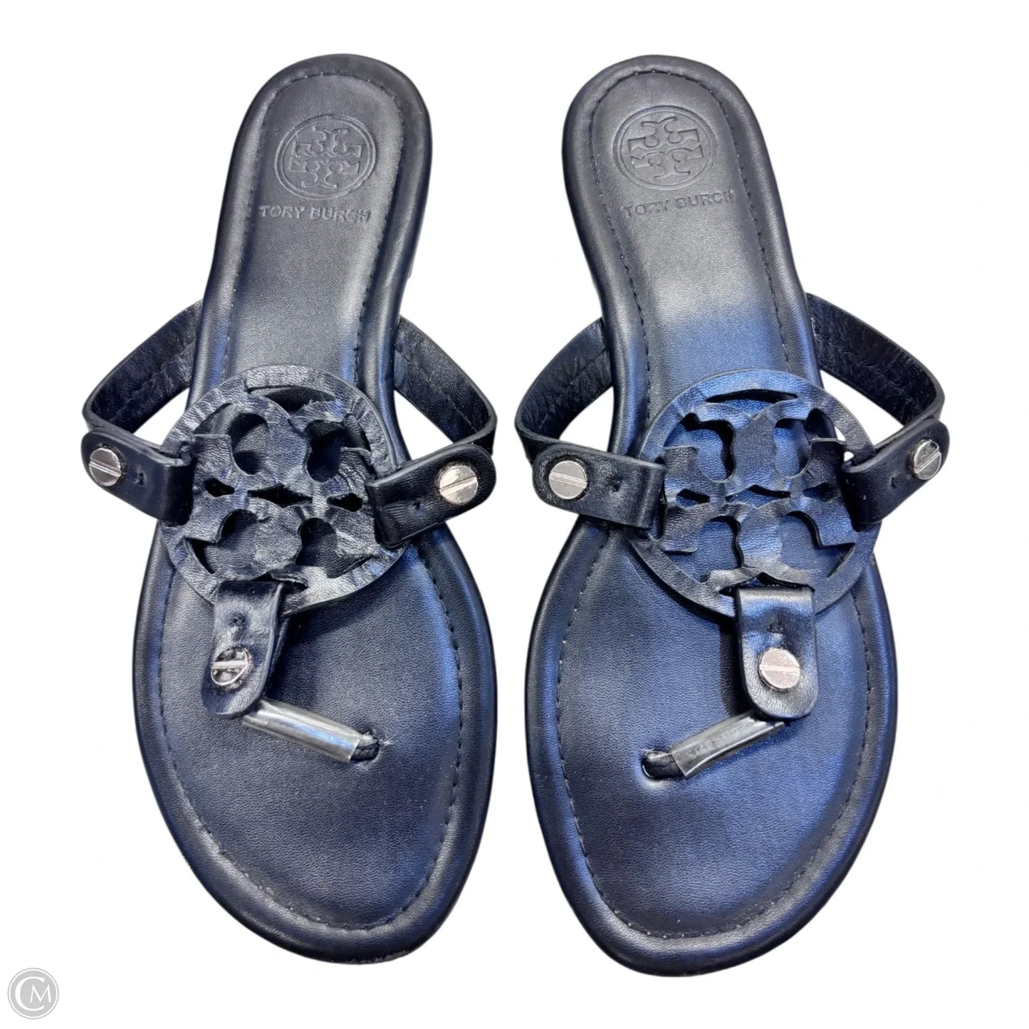 Sandals Designer By Tory Burch In Black, Size: 8