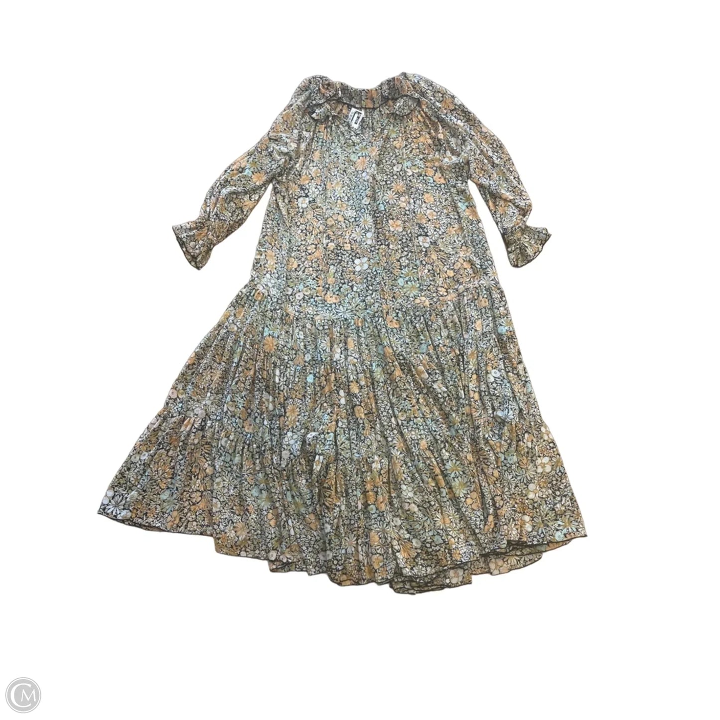 Dress Casual Maxi By Free People In Floral Print, Size: Xs