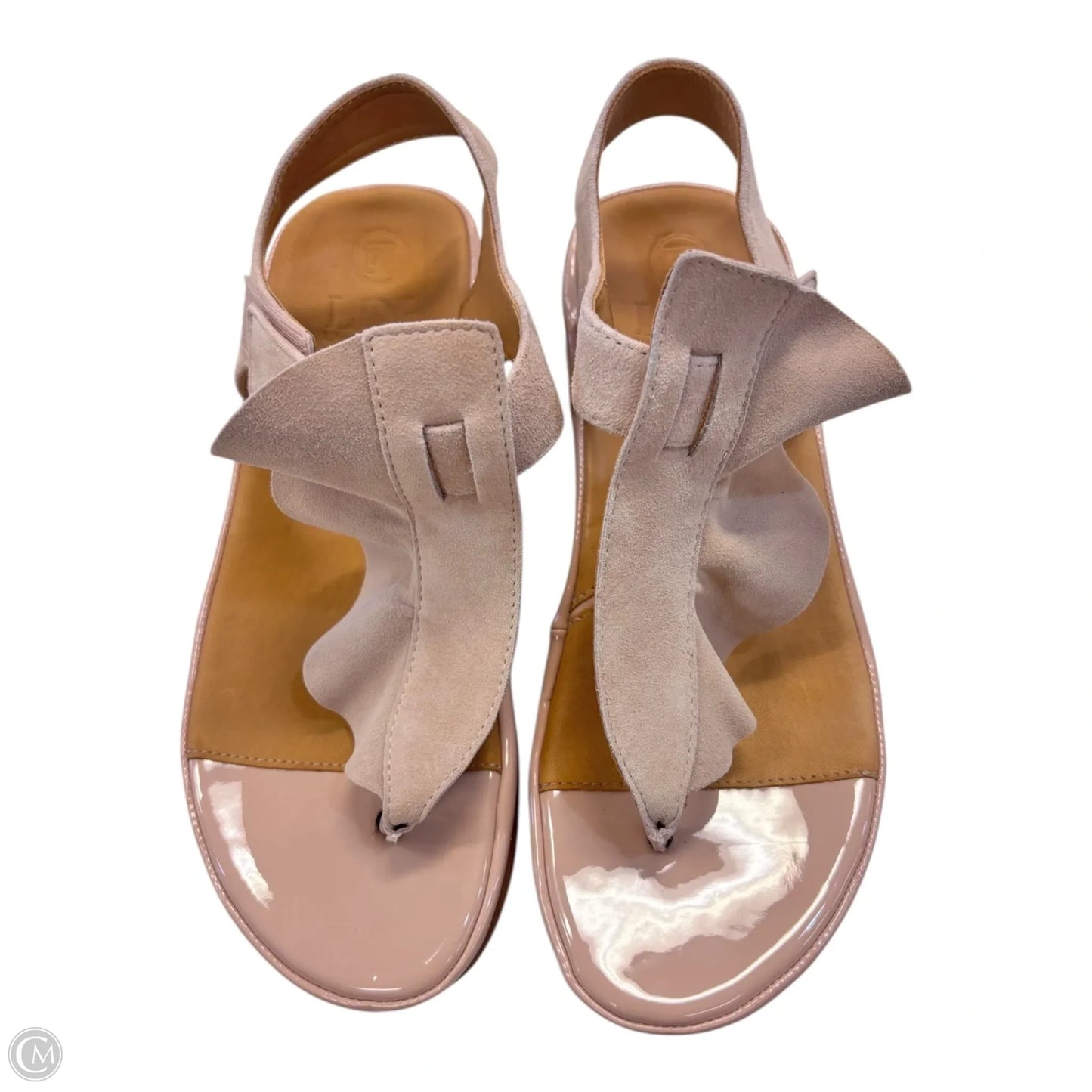Sandals Heels Platform By Cmc In Tan, Size: 6.5