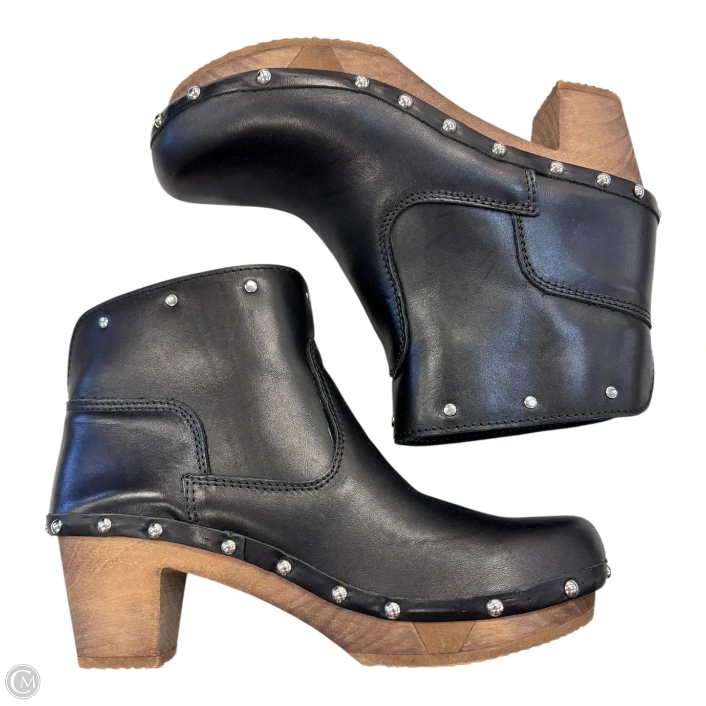 Boots Ankle Heels By Sanita In Black, Size: 6.5