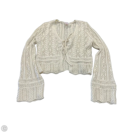 Cardigan By No Boundaries In White, Size: M