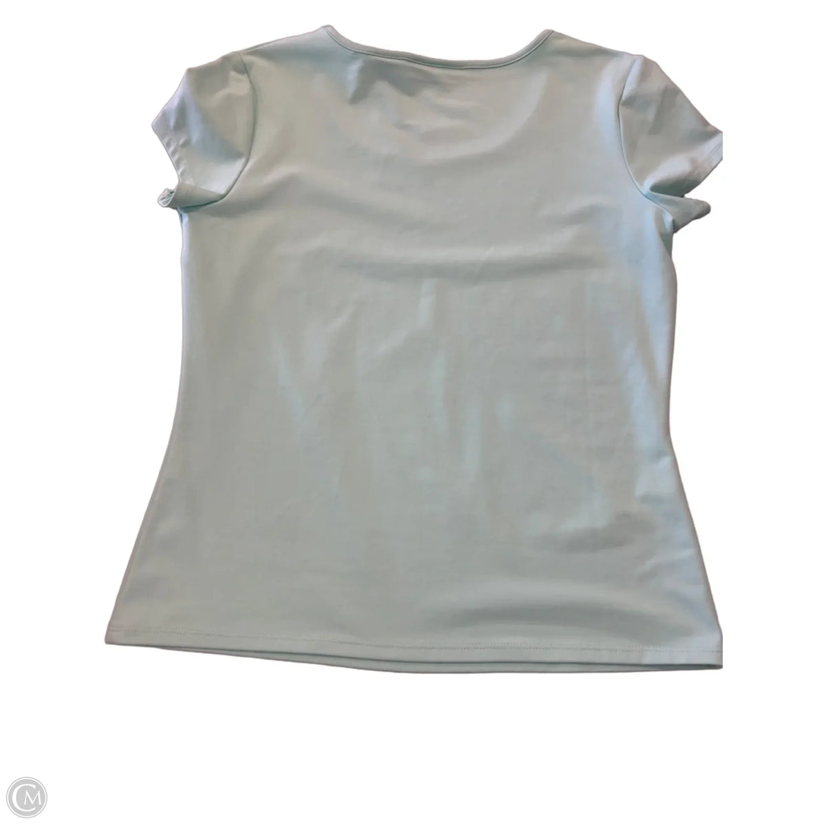 Top Short Sleeve Basic By Apostrophe In Teal, Size: S