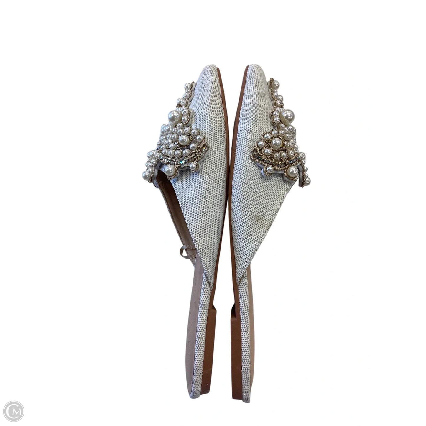 Shoes Flats By Clothes Mentor In White, Size: 6