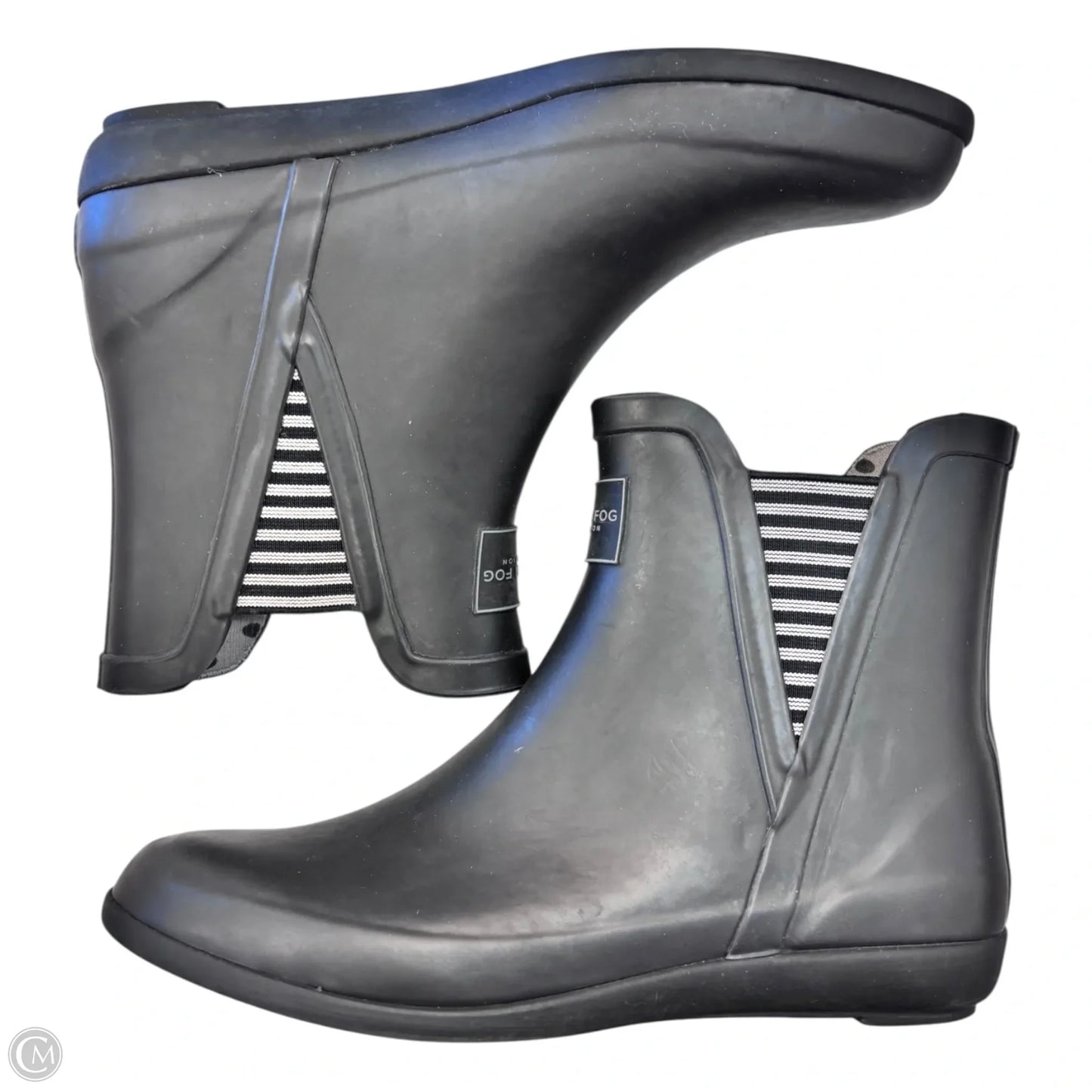Boots Rain By London Fog In Black, Size: 8