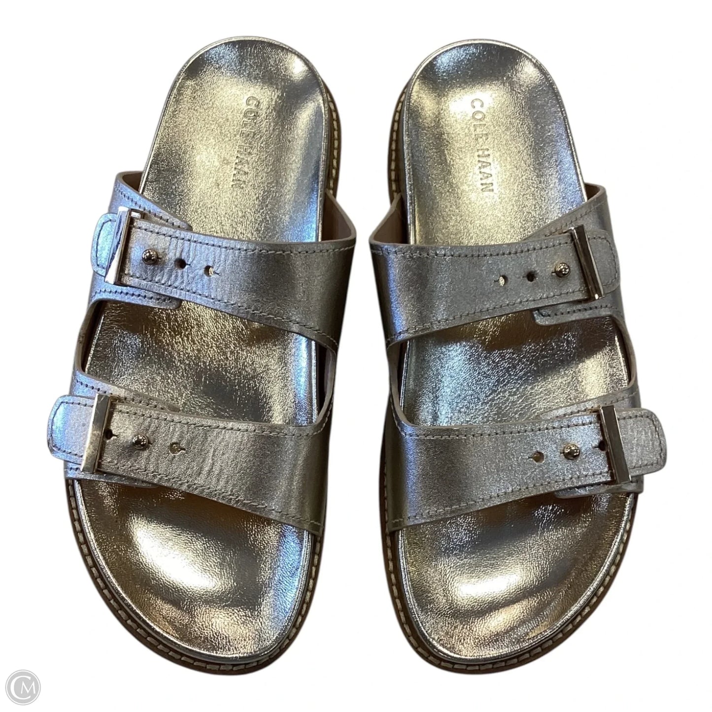Sandals Flats By Cole-haan In Gold, Size: 9