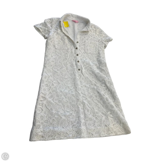 Dress Designer By Lilly Pulitzer In White, Size: 0