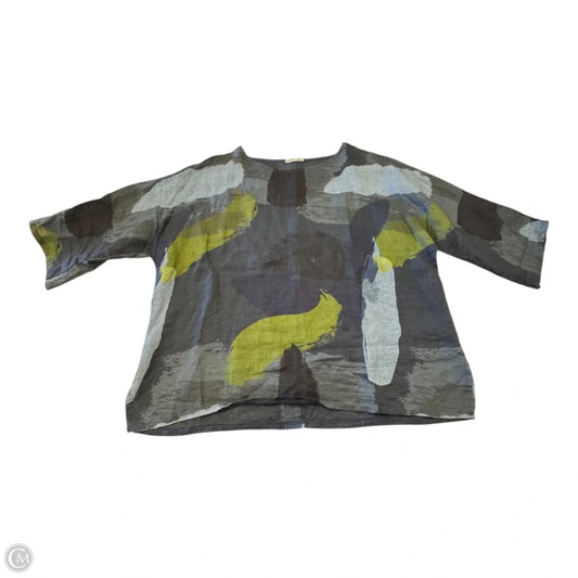 Blouse 3/4 Sleeve By Clothes Mentor In Multi-colored, Size: Xl