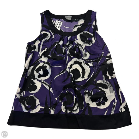 Top Sleeveless By Ann Taylor In Black, Size: 6