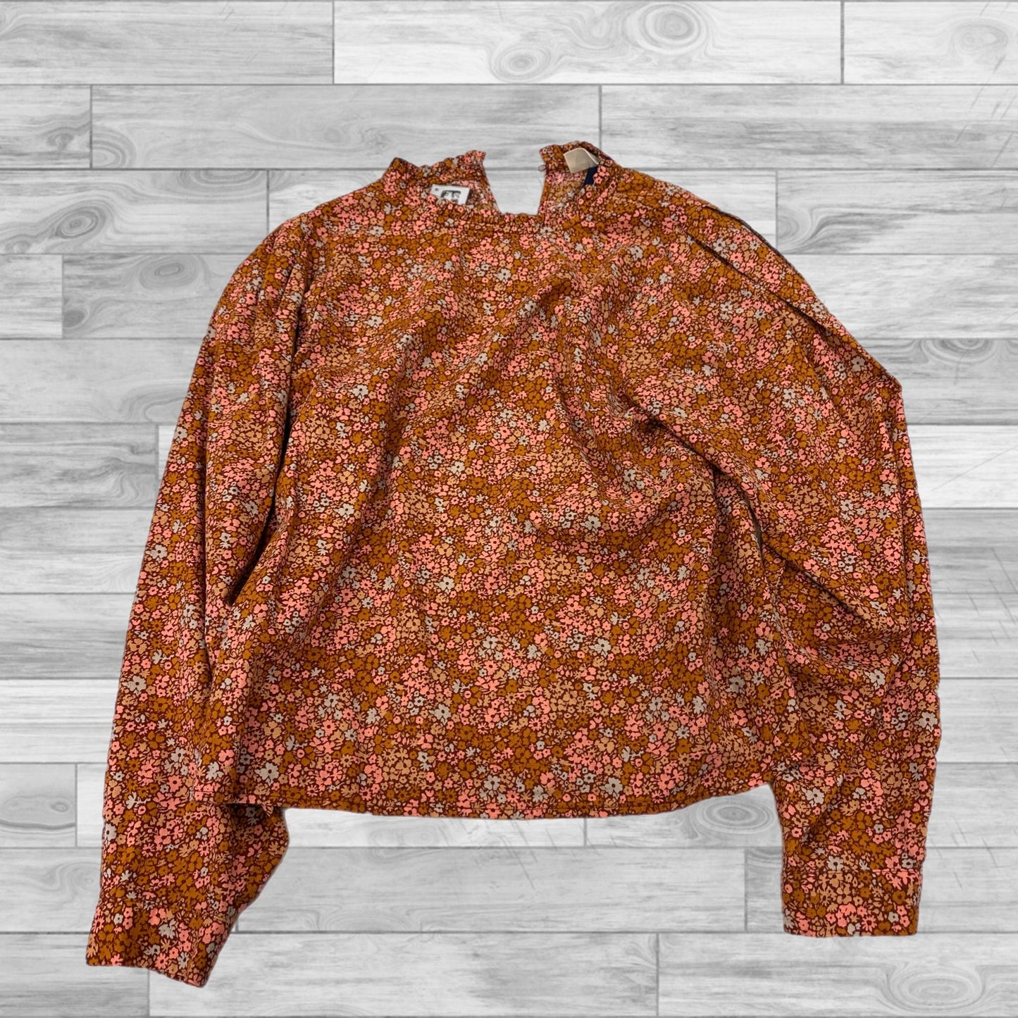 Top Long Sleeve By Universal Thread In Orange, Size: Xs