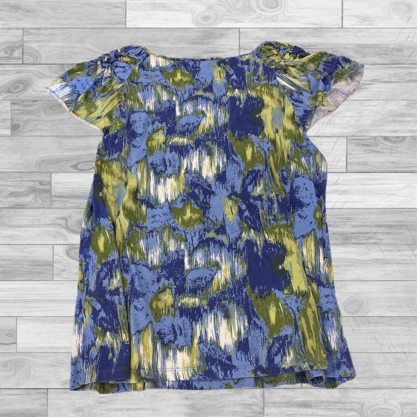 Top Short Sleeve By Style And Company In Blue, Size: Xl