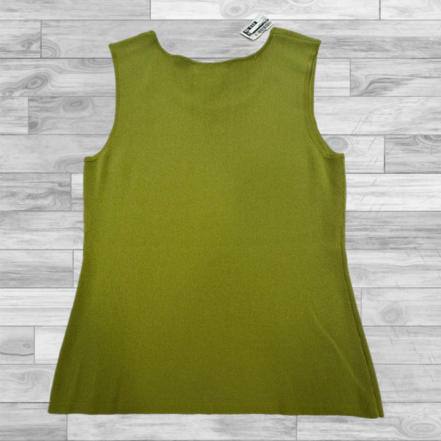 Top Sleeveless By Chicos In Green, Size: 1