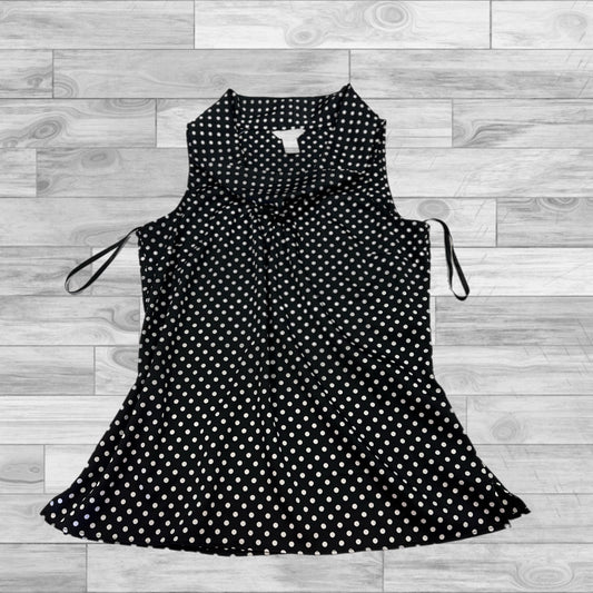 Top Sleeveless By White House Black Market In Polkadot Pattern, Size: 4