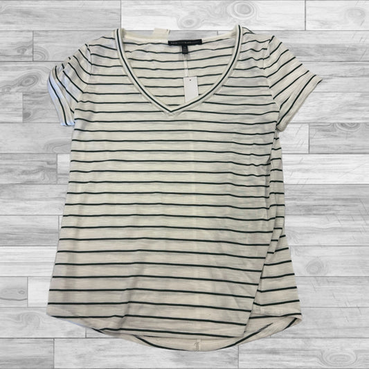 Top Short Sleeve By White House Black Market In Striped Pattern, Size: Xs