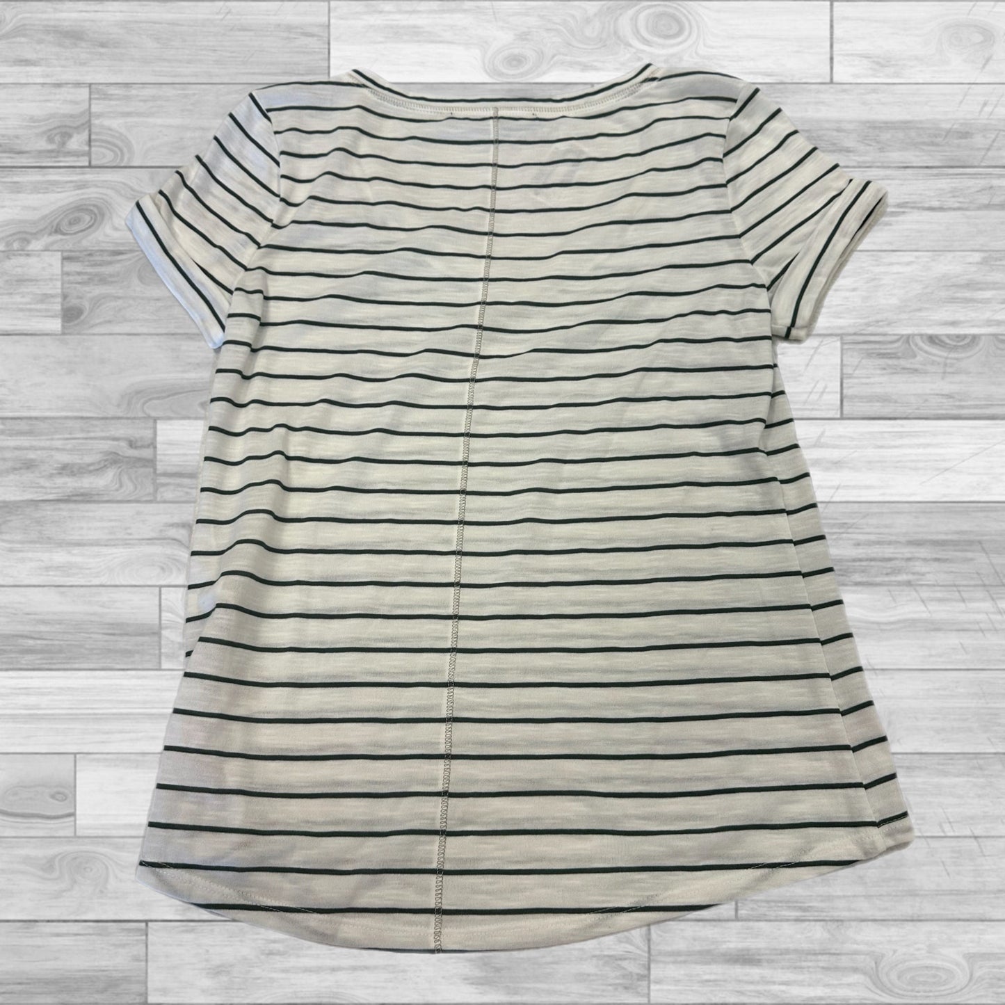 Top Short Sleeve By White House Black Market In Striped Pattern, Size: Xs