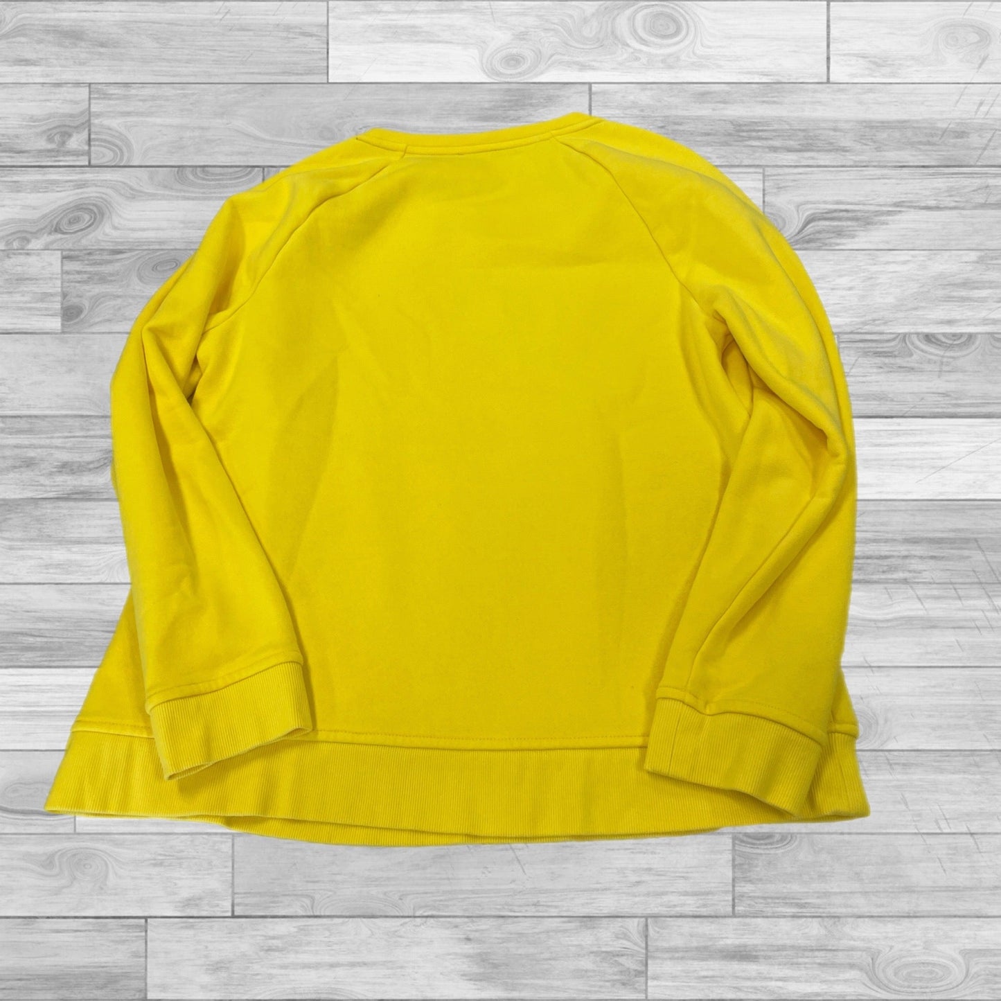 Sweatshirt Crewneck By Talbots In Yellow, Size: M