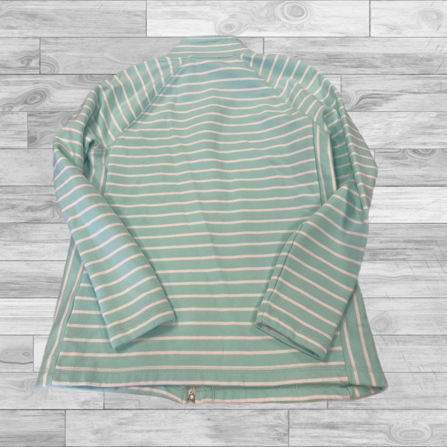 Sweatshirt Collar By Talbots In Green, Size: S