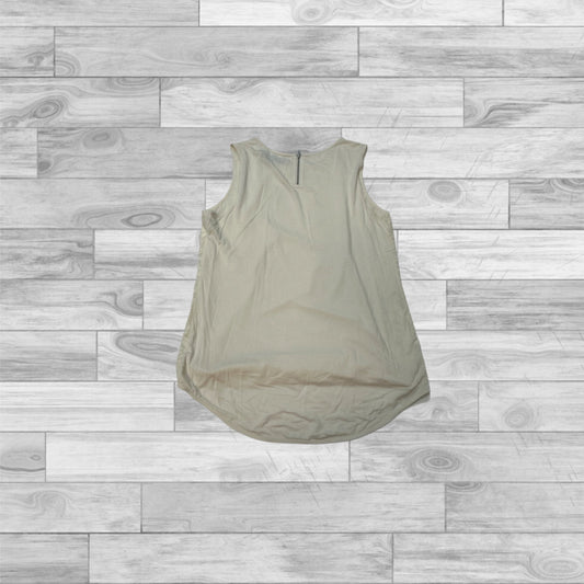 Top Sleeveless By Loft In Cream, Size: M