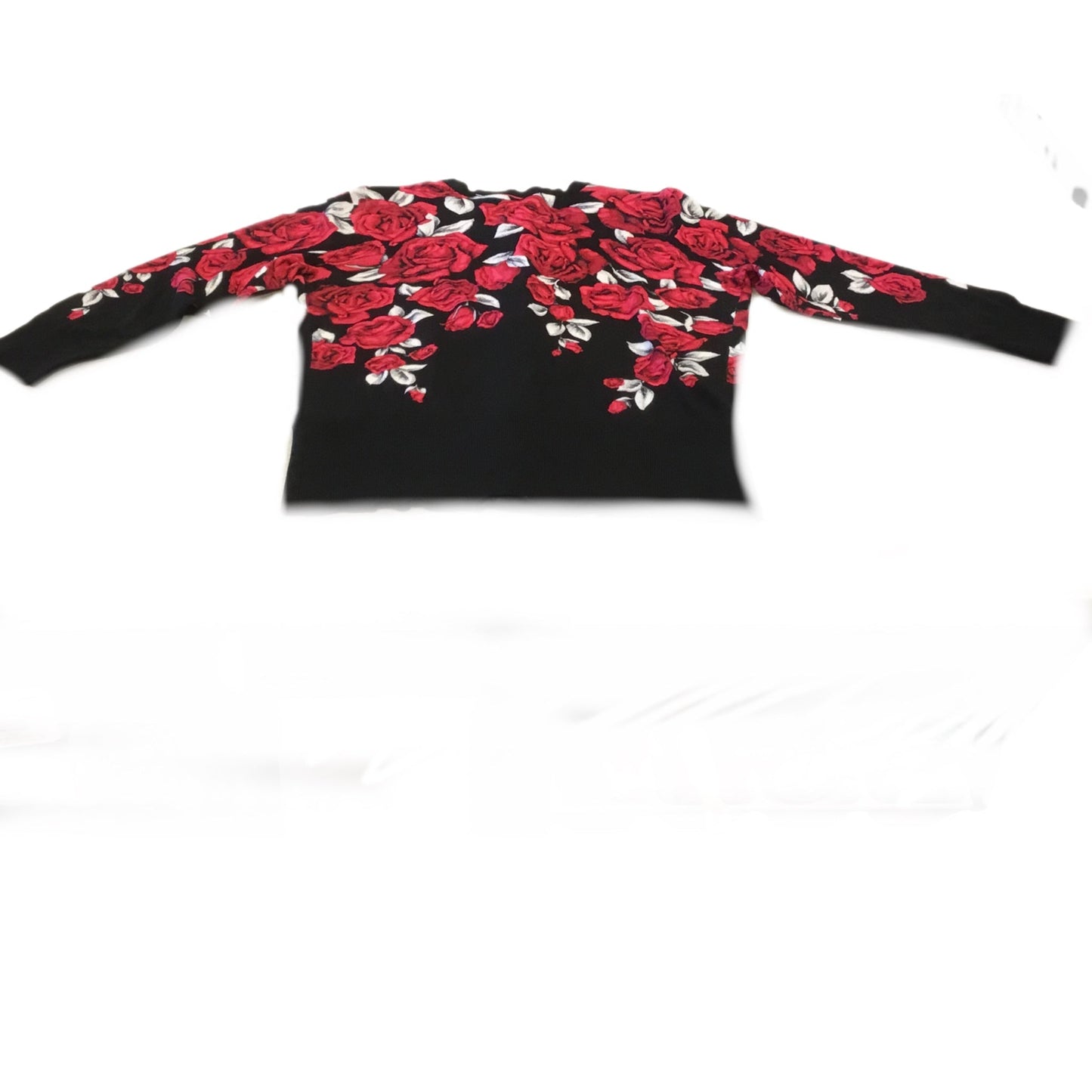 Sweater By White House Black Market In Black & Red, Size: S