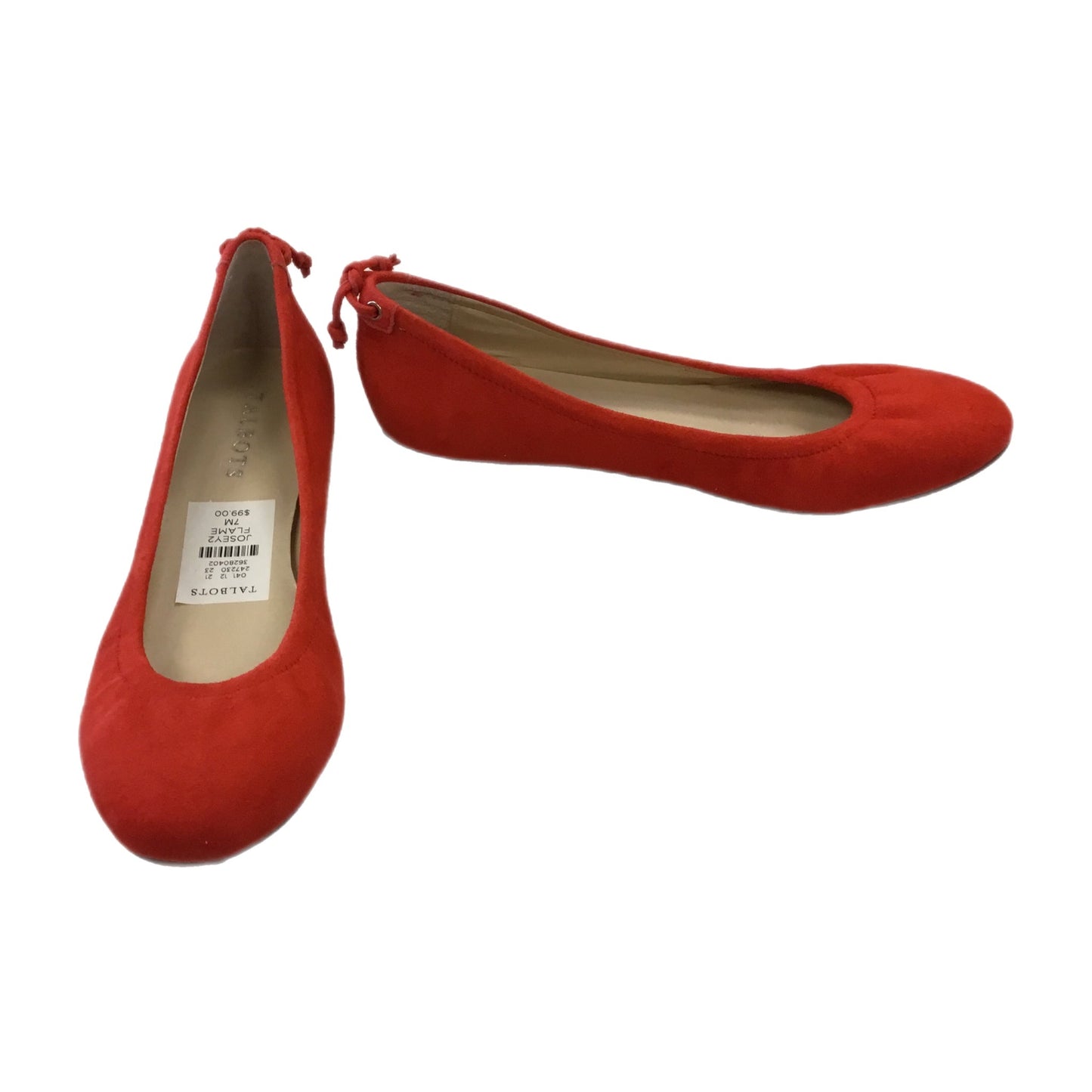 Shoes Flats By Talbots In Orange, Size: 7