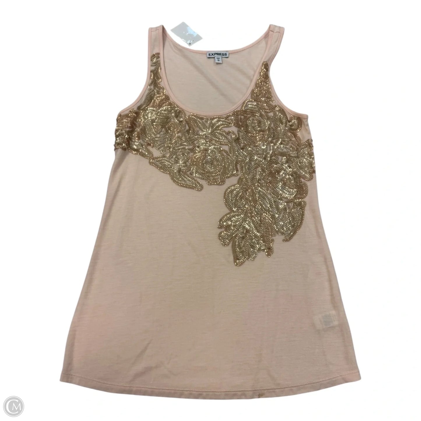 Top Sleeveless By Express In Pink, Size: Xs