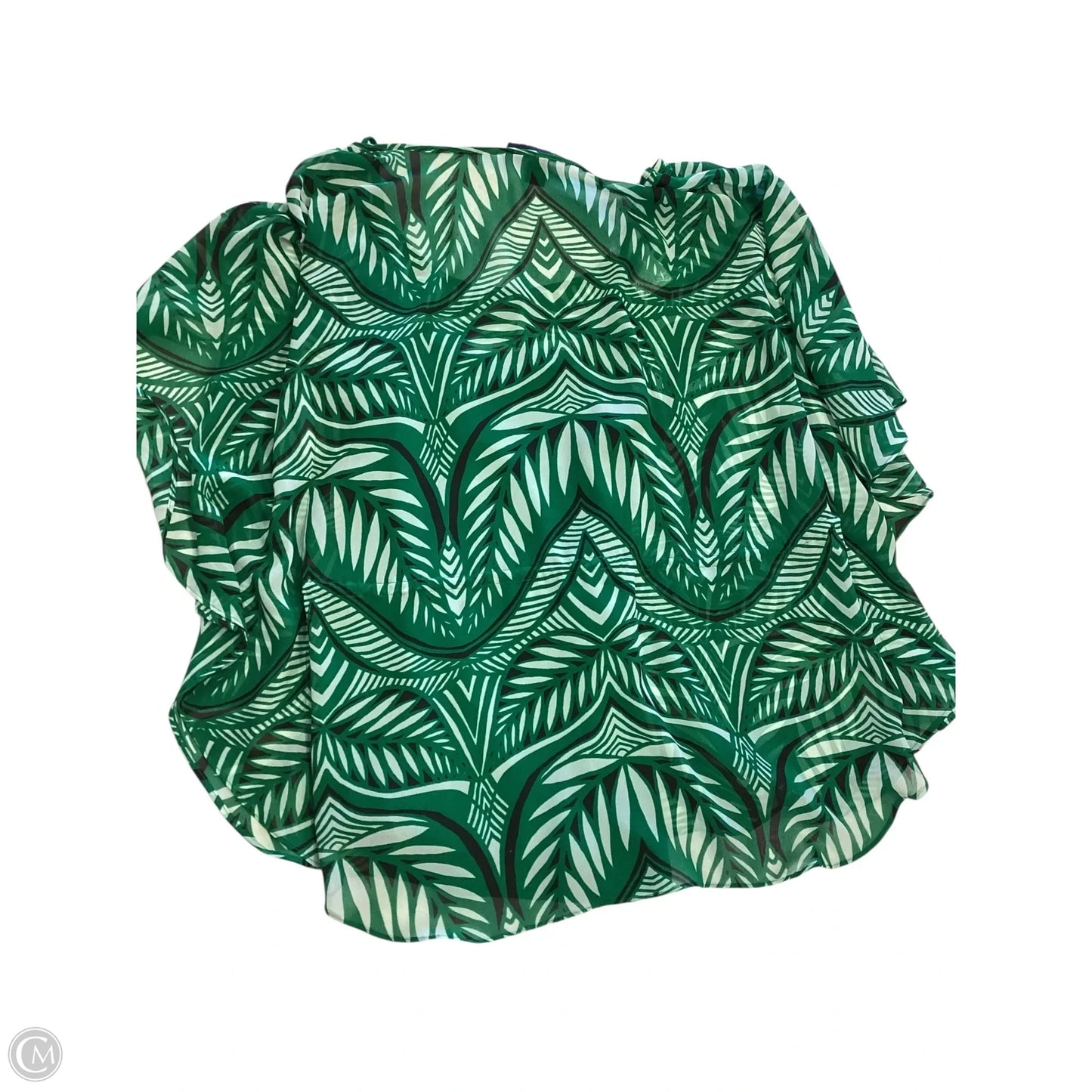 Top Short Sleeve By Inc In Tropical Print, Size: 2