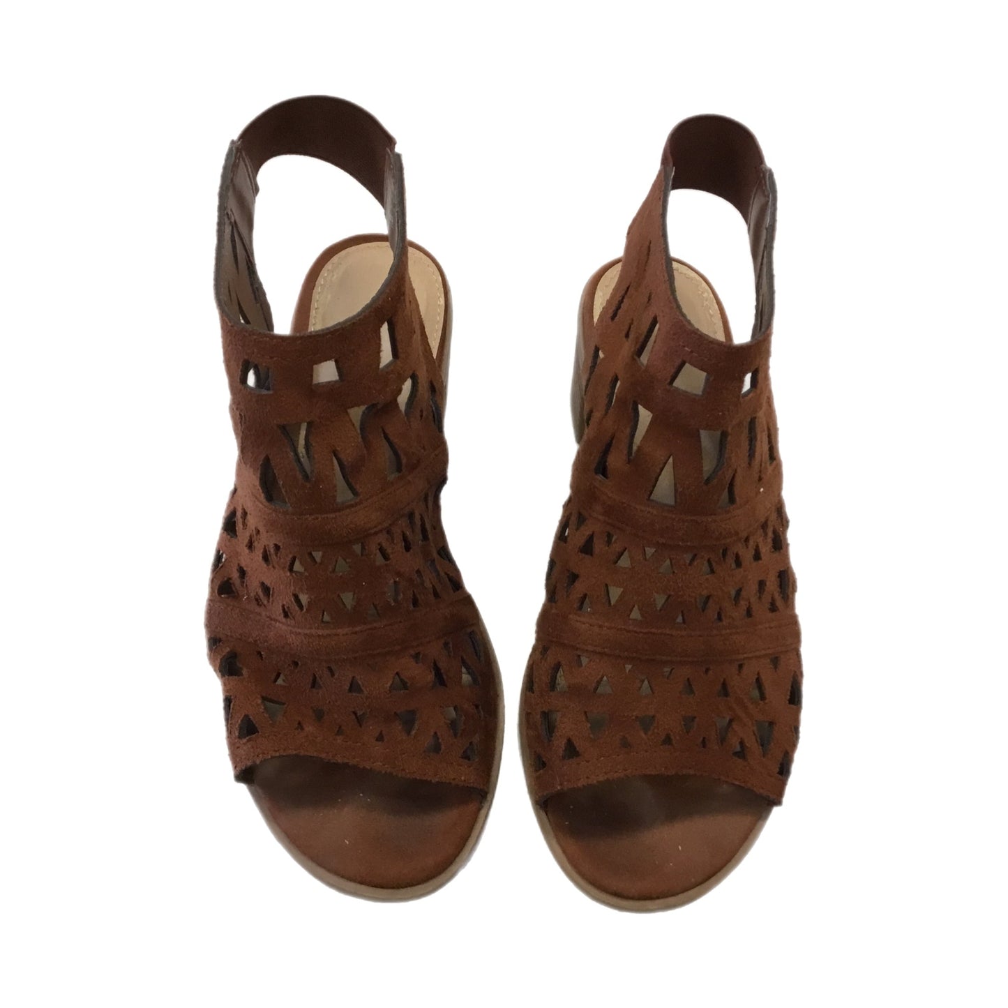 Shoes Heels Wedge By American Eagle In Brown, Size: 5