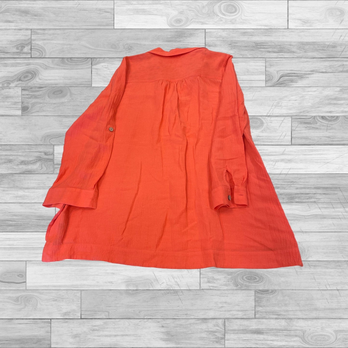 Top Long Sleeve By Soft Surroundings In Orange, Size: M