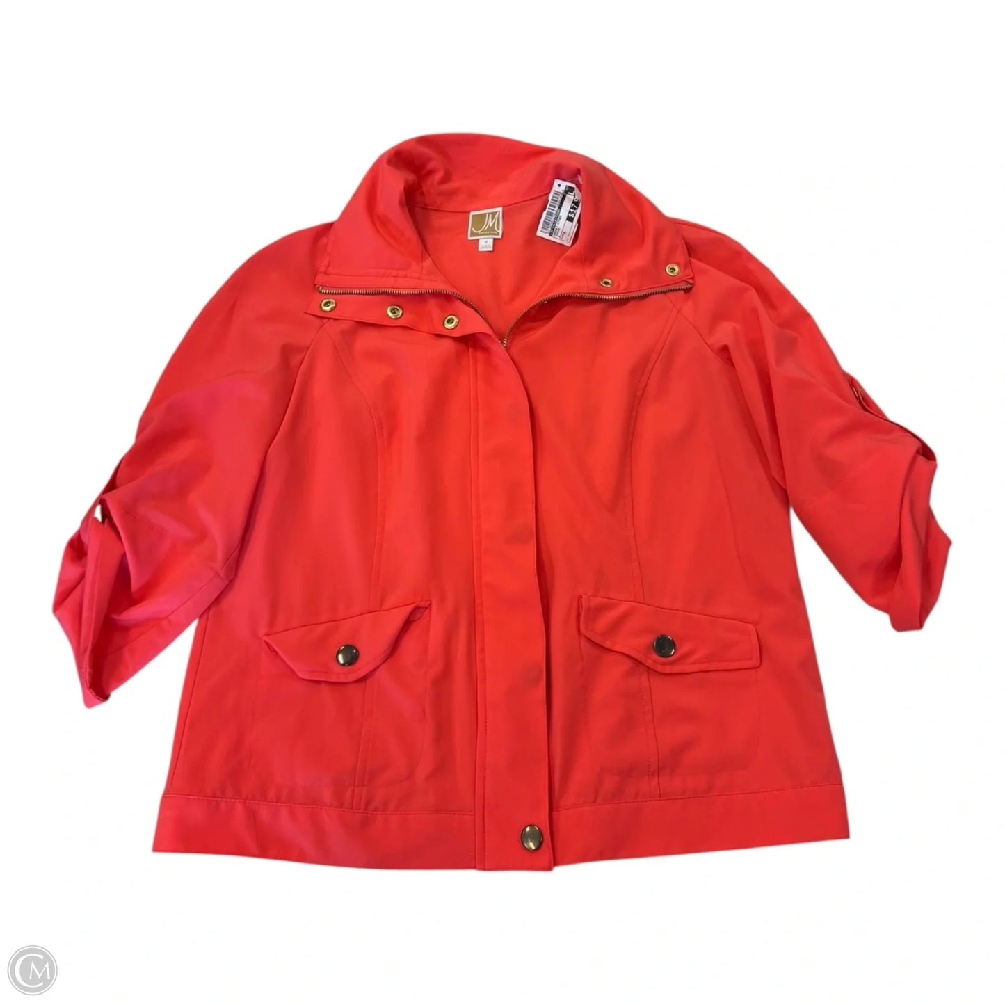 Jacket Other By Jm Collections In Orange, Size: 8