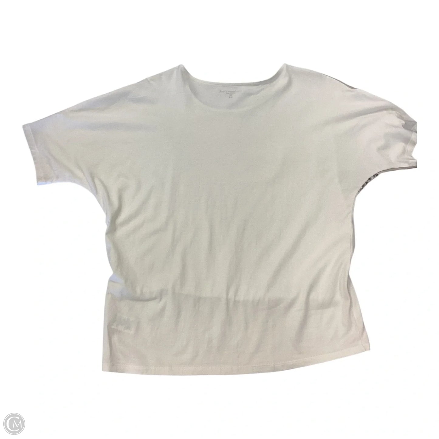 Top Short Sleeve By Coldwater Creek In Cream, Size: Xs