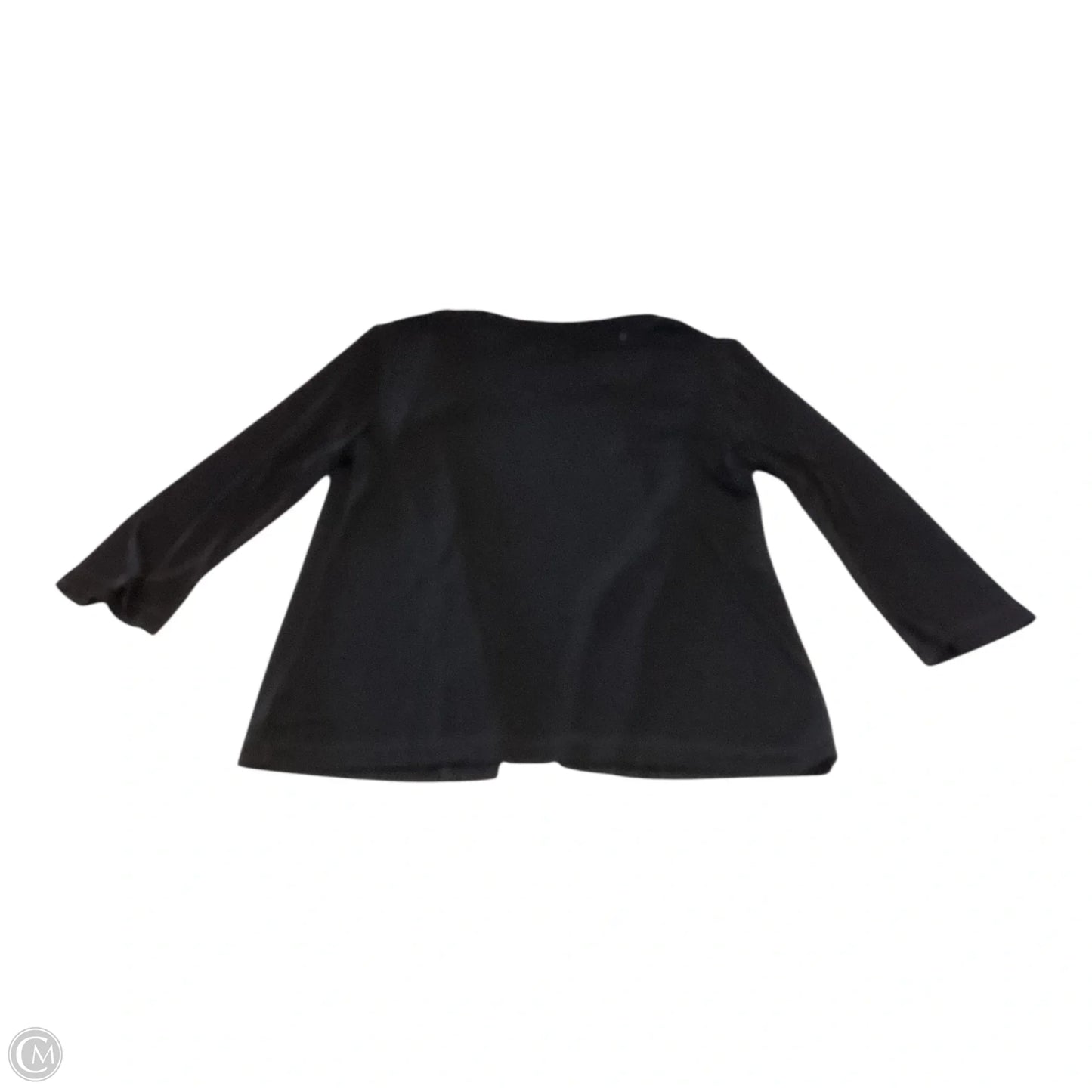 Top Long Sleeve By Chicos In Black, Size: 10