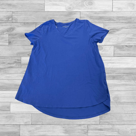 Top Short Sleeve By Soft Surroundings In Blue, Size: L