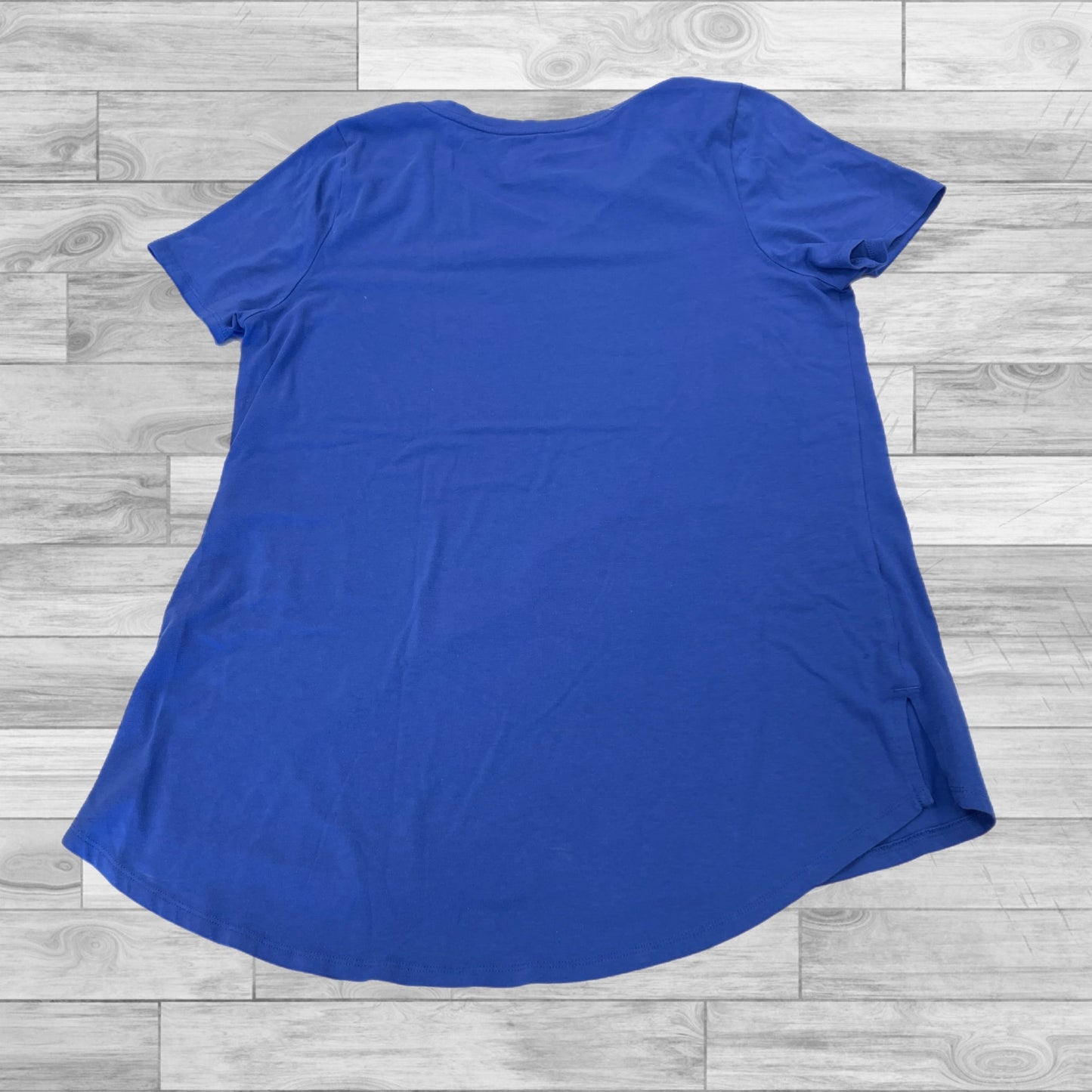 Top Short Sleeve By Soft Surroundings In Blue, Size: L