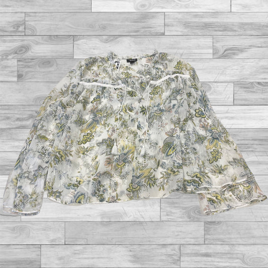 Top Long Sleeve By Ana In Floral Print, Size: L