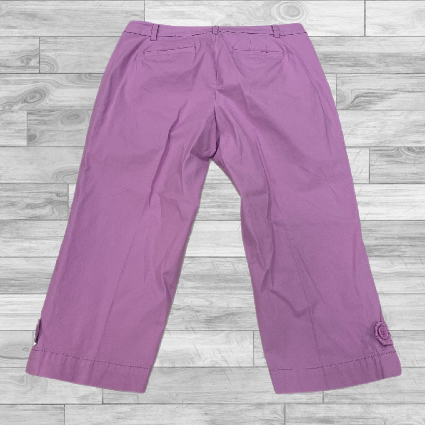 Capris By Talbots In Purple, Size: 10