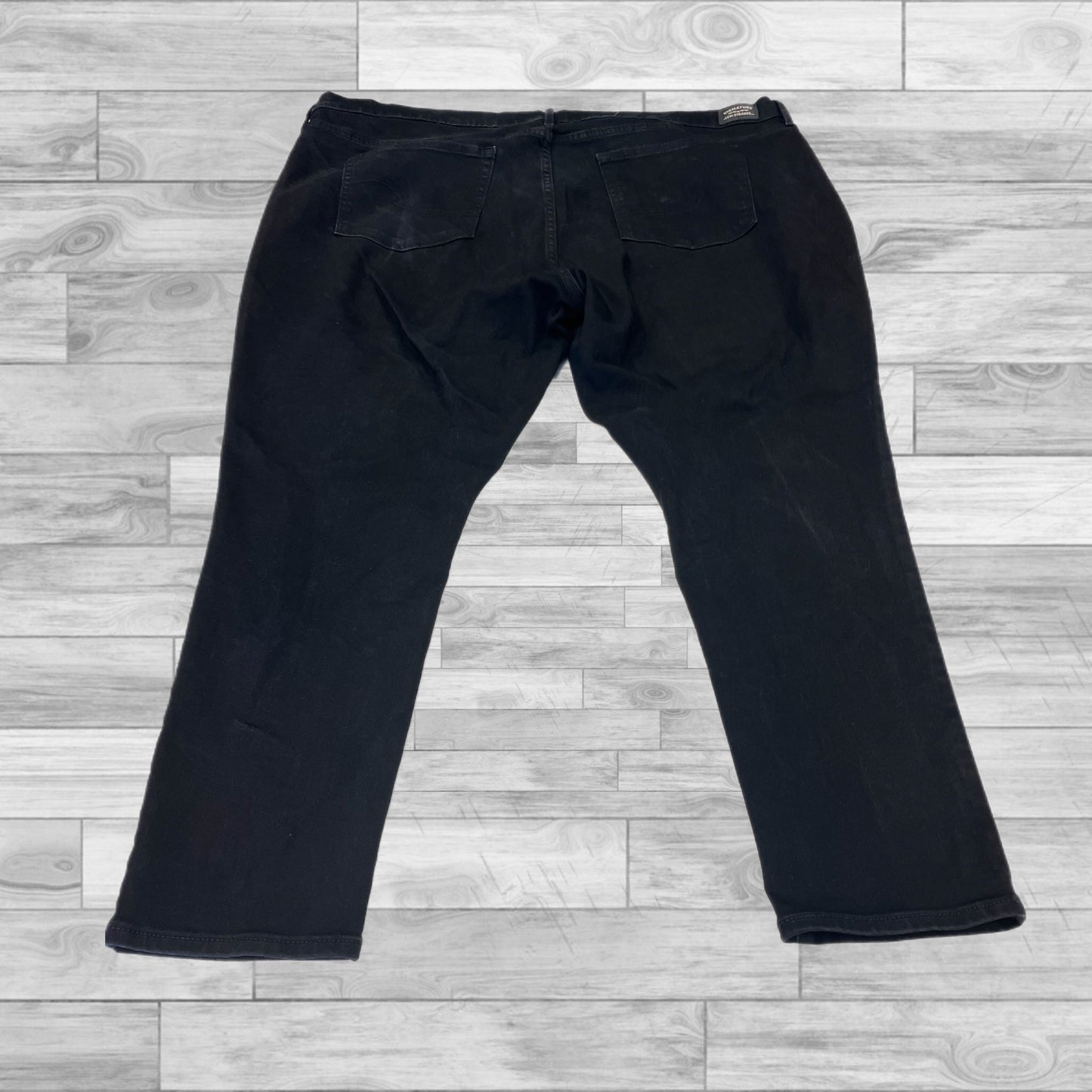 Jeans Straight By Levis Signature In Black, Size: 26