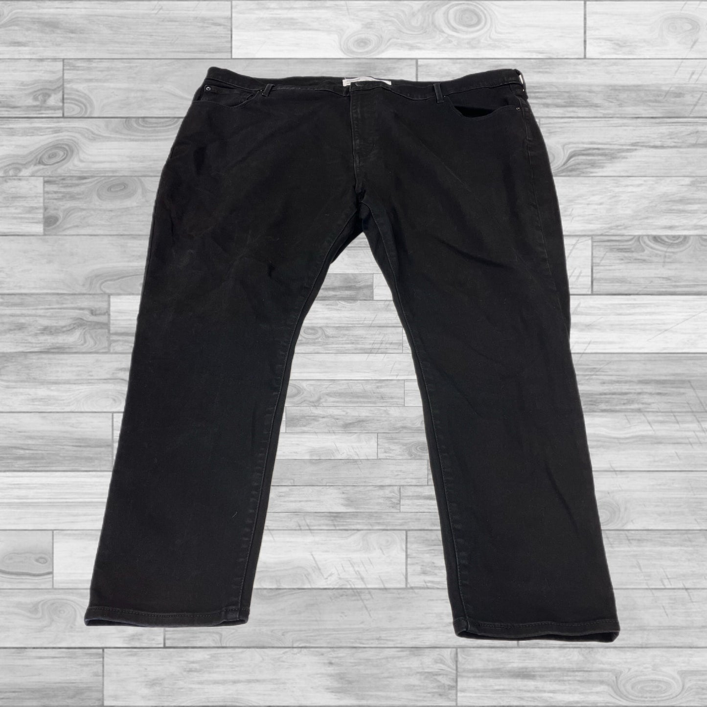 Jeans Straight By Levis Signature In Black, Size: 26