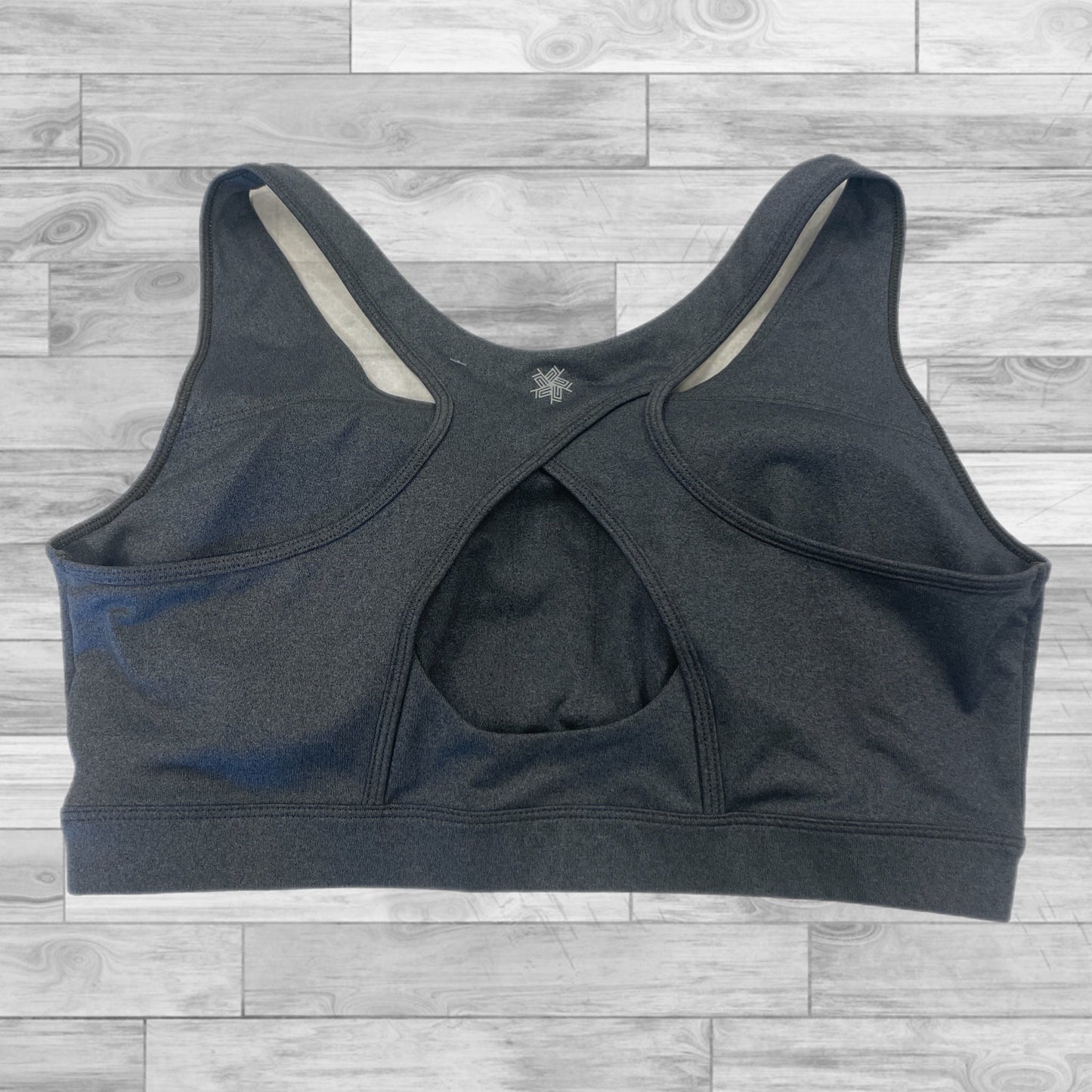 Athletic Bra By Tek Gear In Grey, Size: Xl