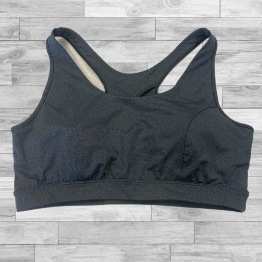 Athletic Bra By Tek Gear In Grey, Size: Xl