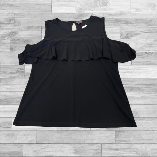 Top Sleeveless By Vince Camuto In Black, Size: Xl