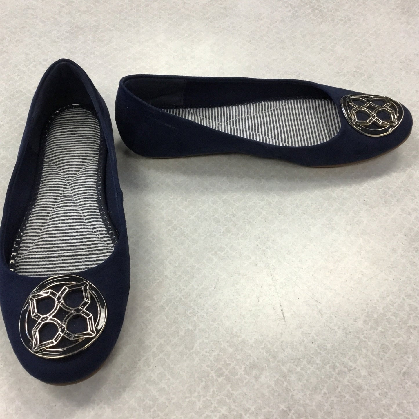 Shoes Flats By Kelly And Katie In Navy, Size: 7.5