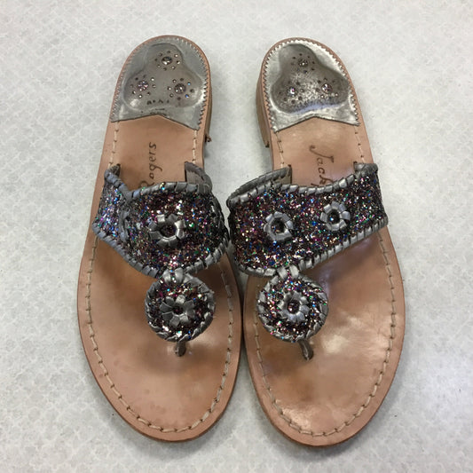 Sandals Flats By Jack Rogers In Multi-colored, Size: 9