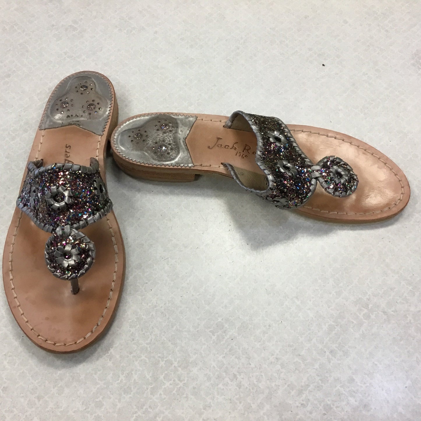 Sandals Flats By Jack Rogers In Multi-colored, Size: 9