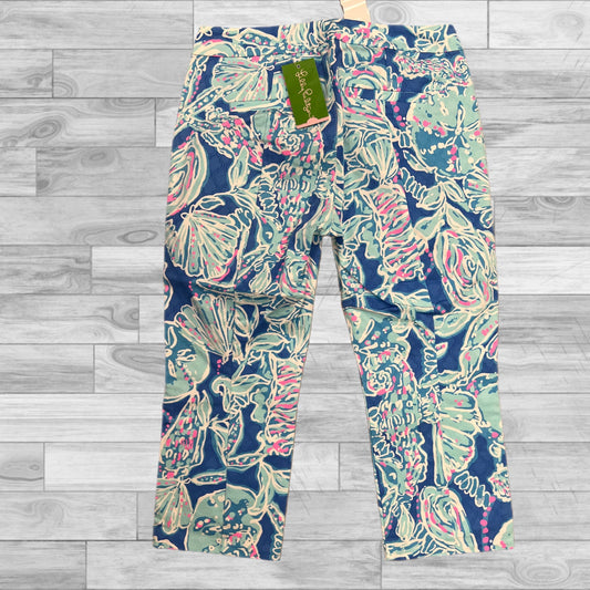 Capris Designer By Lilly Pulitzer In Floral Print, Size: 0