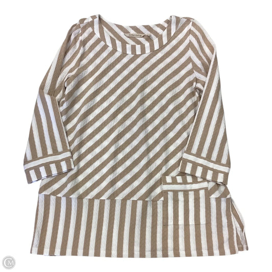 Top Long Sleeve By Soft Surroundings In Striped Pattern, Size: S