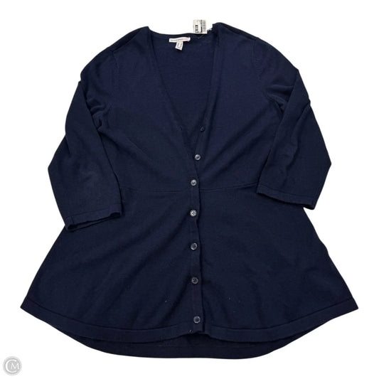 Cardigan By Isaac Mizrahi In Navy, Size: S