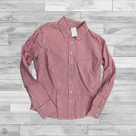 Top Long Sleeve By Vineyard Vines In Striped Pattern, Size: S