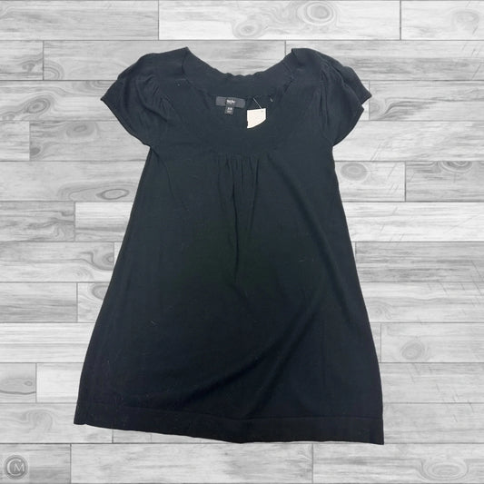 Top Short Sleeve By Massimo Dutti In Black, Size: Xs