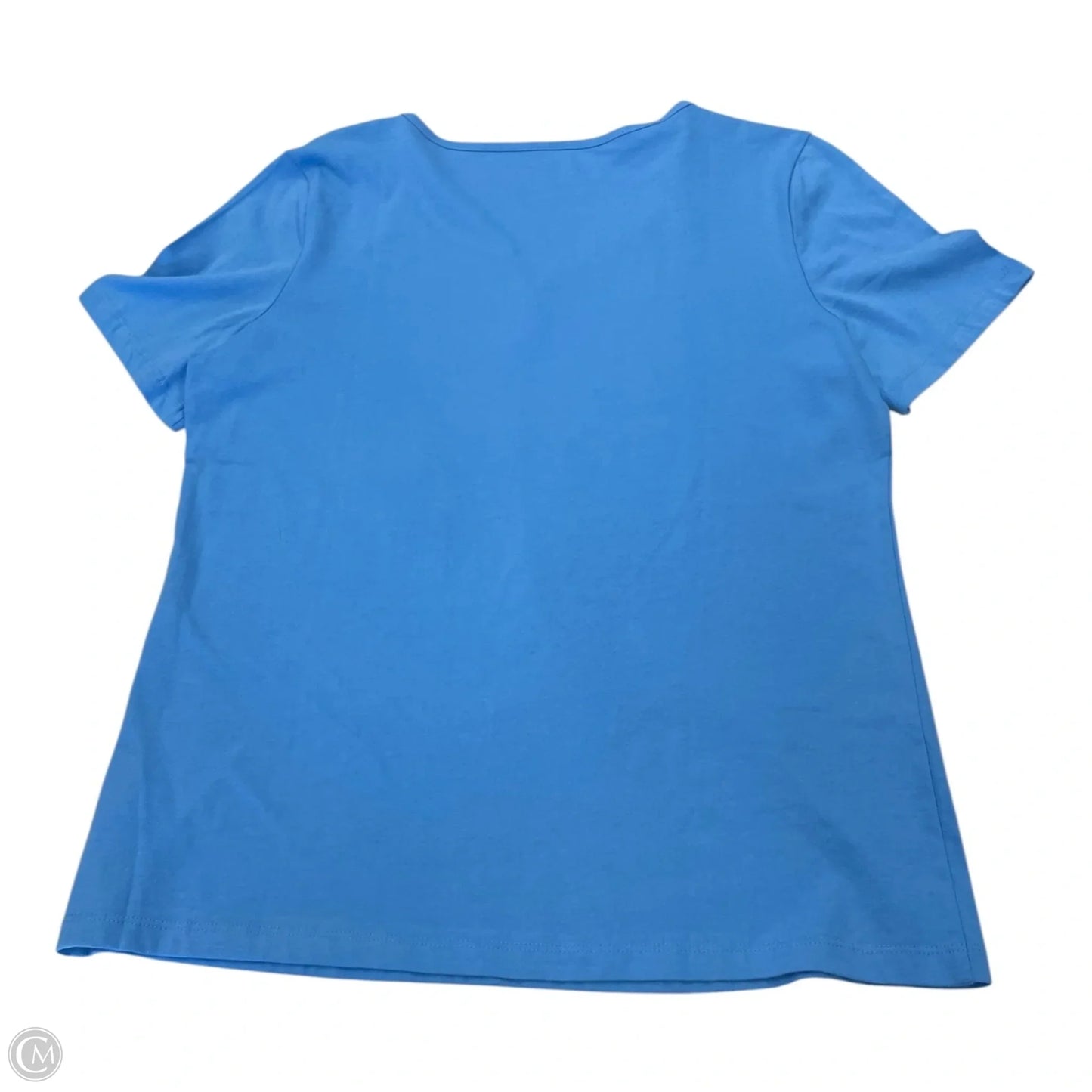 Top Short Sleeve By Coral Bay In Blue, Size: S