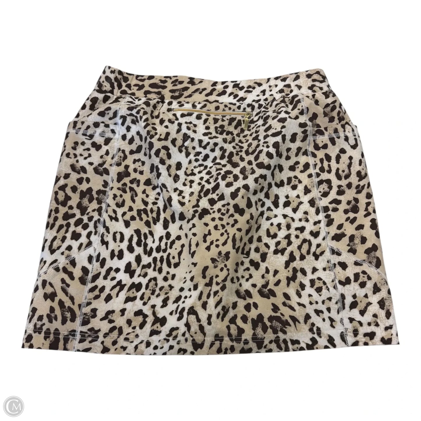 Skort By Chicos In Animal Print, Size: 1 (8)